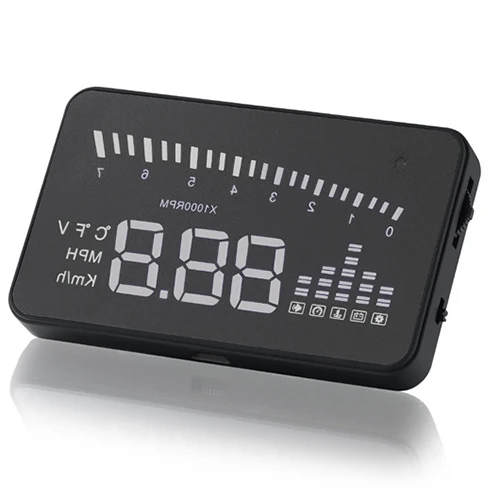 X5 автомобильный HUD Дисплей с головками OBD2 OBDII система предупреждения о превышении