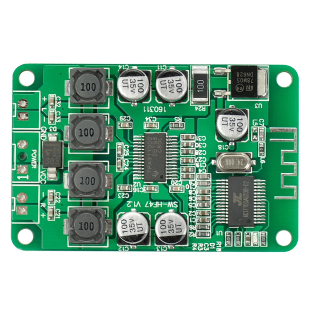 2X15 Вт Tpa3110 аудио усилитель доска Цифровой стерео беспроводной Bluetooth Усилитель