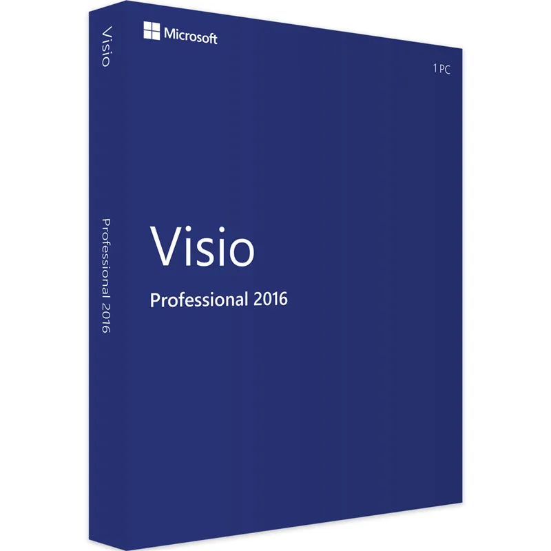 Microsoft Office Visio Professional 2016 для Windows ключ загрузки продукта цифровая доставка 1