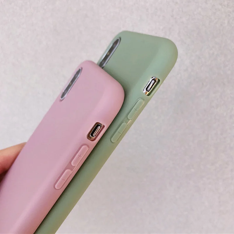 Силиконовый чехол для iPhone XS 11 Pro Max XR X 6 6S 7 8 Plus|Бамперы| |