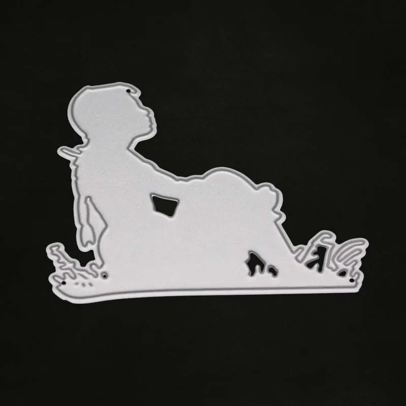 

1664 Girl Scrapbook Metal Cutting Dies For Scrapbooking Stencils DIY Album Cards Decoration Embossing Folder Craft Die Cut Cuts