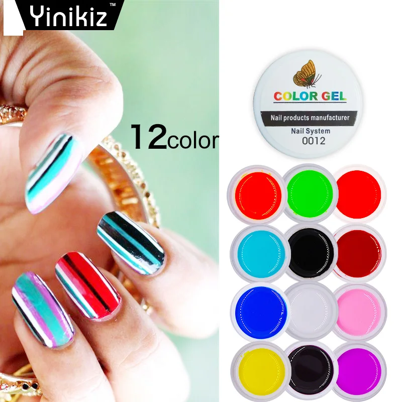 

Гель-лак для ногтей, 12 цветов