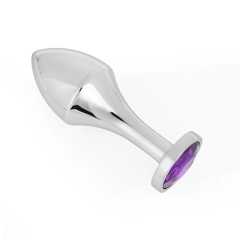 Sex Toys Metal Anal Beads Crystal Jewelry Butt Plug Prostate Open Stimulator Dildo Stainless Steel For Woman Couples | Красота и
