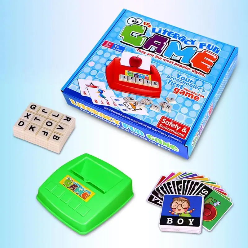 Алфавит буквы карточная игра английский язык ABC детские развивающие Игрушки для