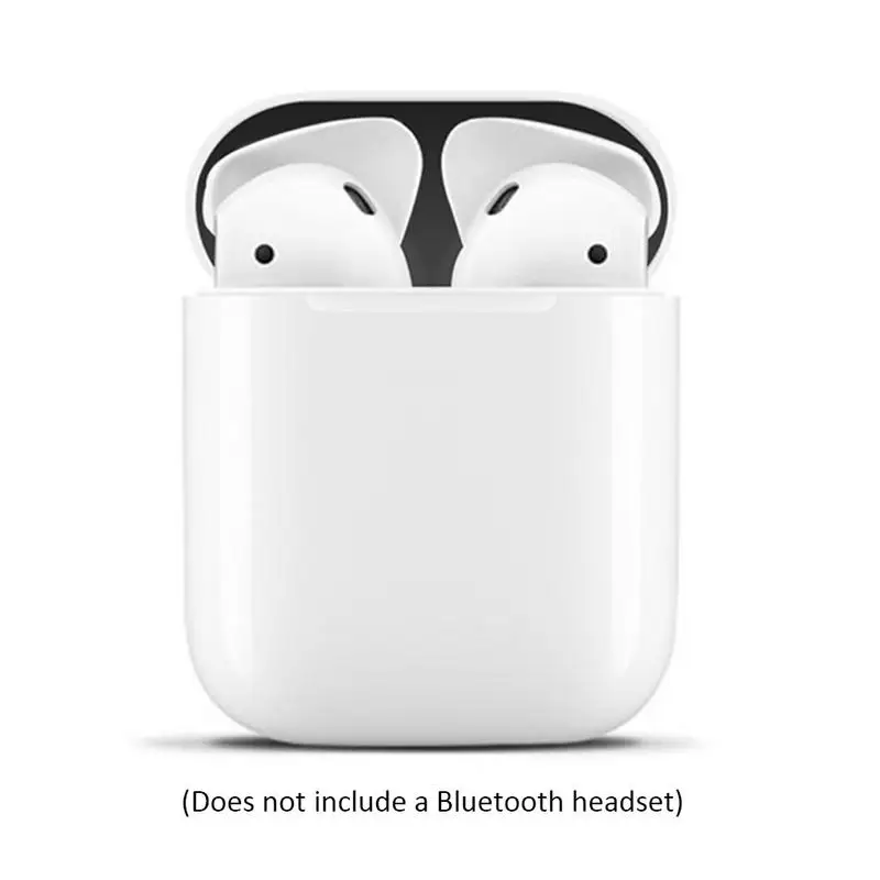 Металлический пылезащитный кожух для Apple Airpods чехол оболочка кожа легко