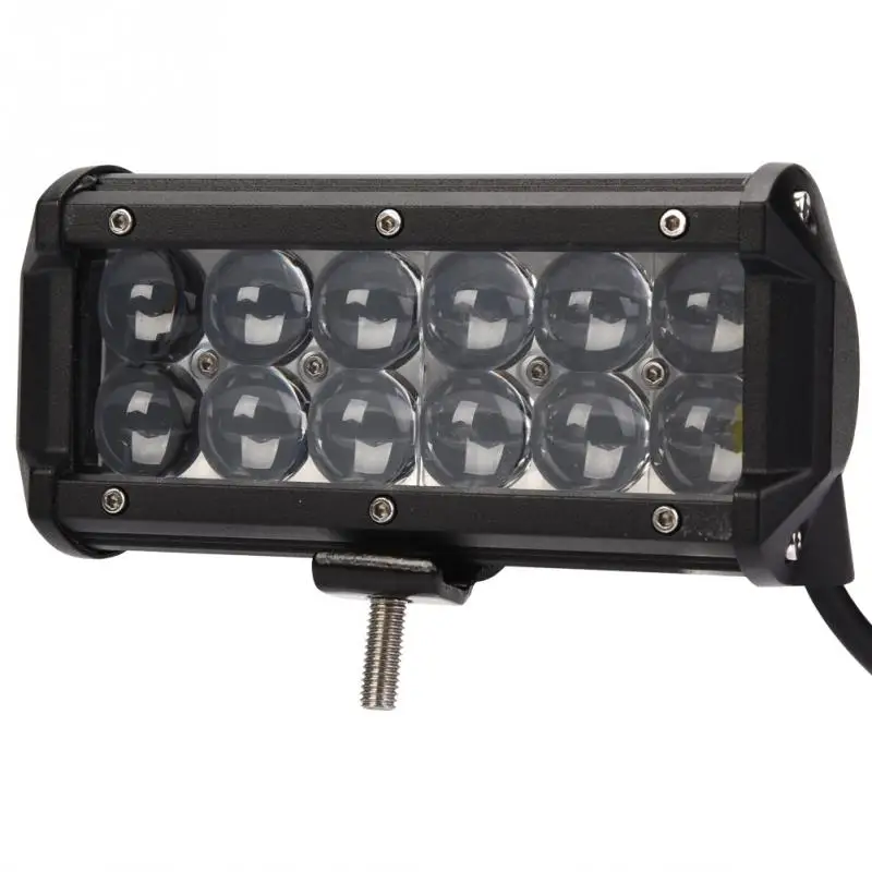 7 дюймов 12LED 36 Вт автомобильный рабочий свет бар на крыше дальнего света прожектор