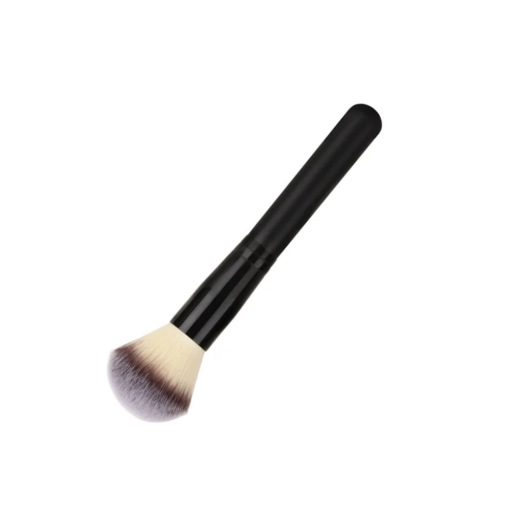Blush makeup brushes wood handle super soft synthetic fiber hair make-up tools for Loose powder highlighter 50pcs/lot DHL Free