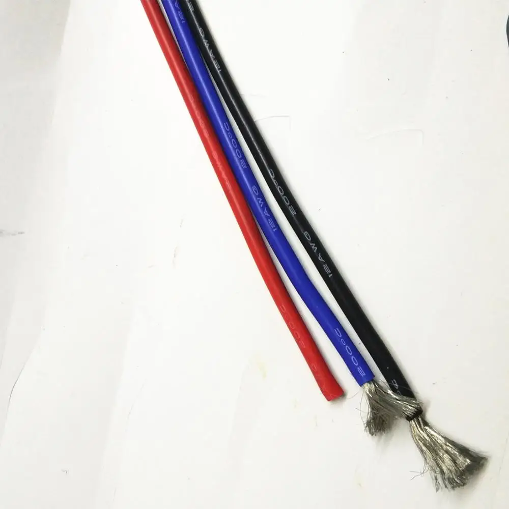 Высокотемпературный силиконовый провод 12AWG специальный мягкий силикагелевый