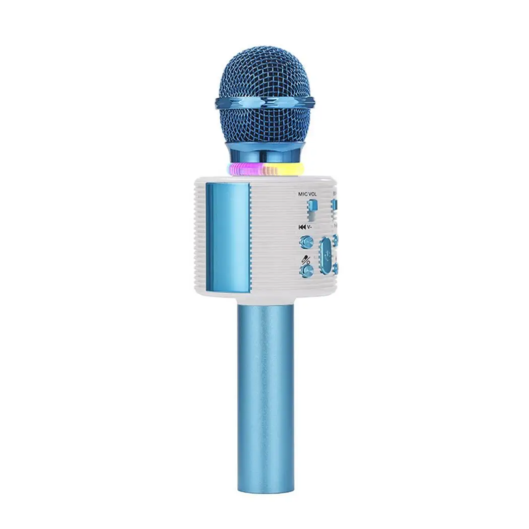 Wireless Bluetooth Karaoke Microphone 3-in-1 Portable Handheld karaoke Mic Easter Gift Home Party Birthday Speaker Machine for i |