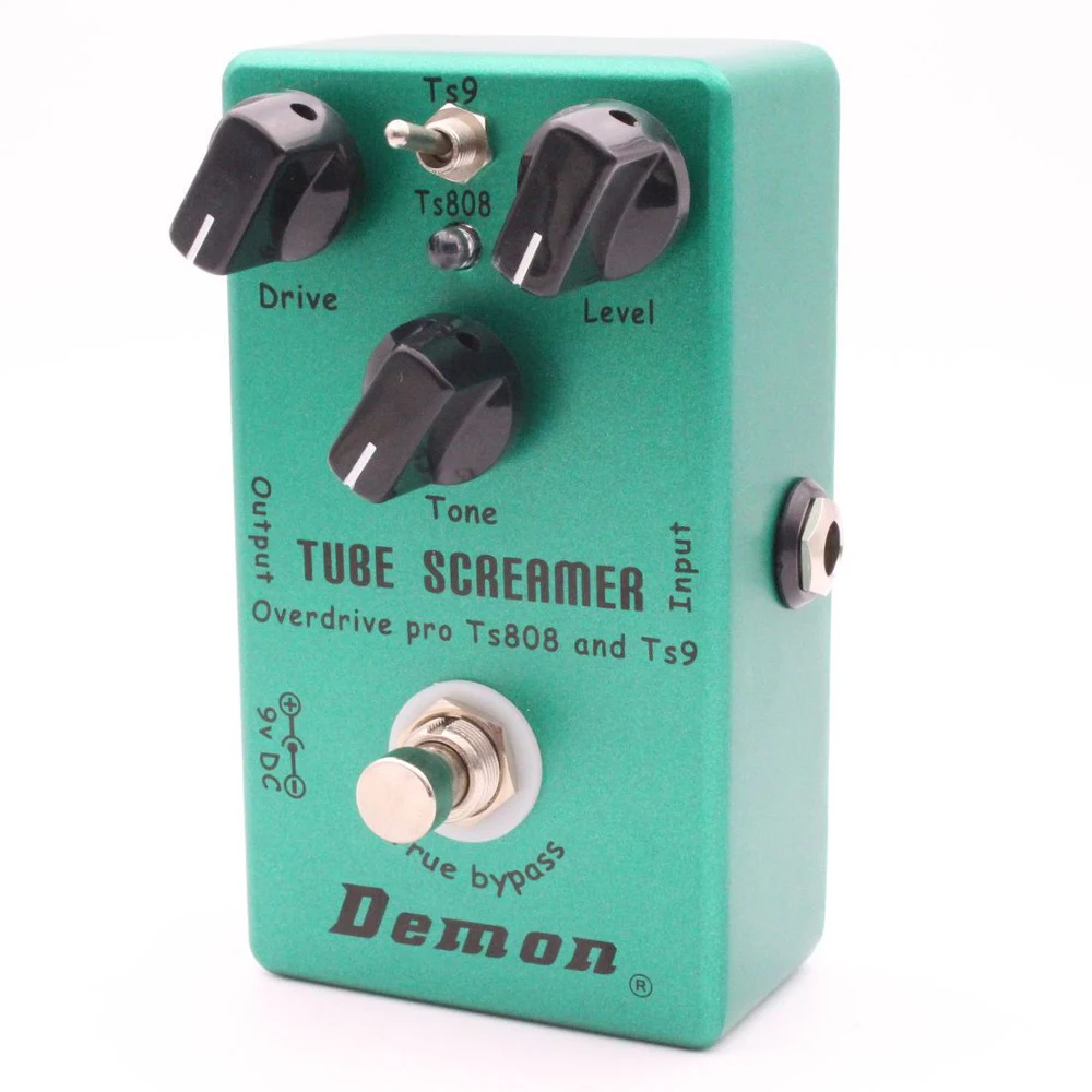 Tube Screamer Overdrive Guitar Effect Pedal TS9/TS808 Mode Switch Handmade Stompbox | Спорт и развлечения