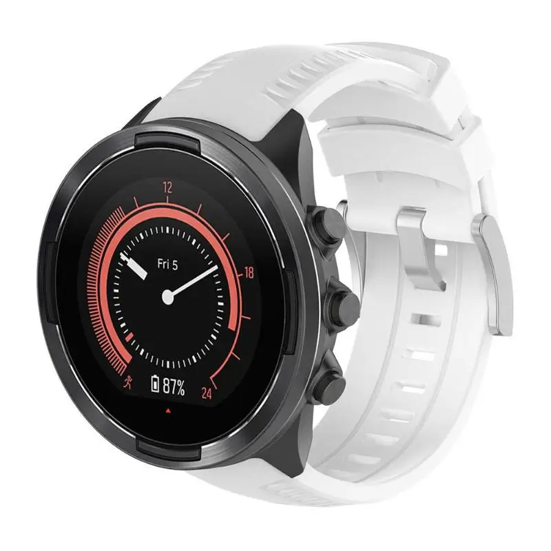 Спортивные силиконовые наручные часы Suunto 9 Baro с ремешком и пряжкой 22 5 см новинка