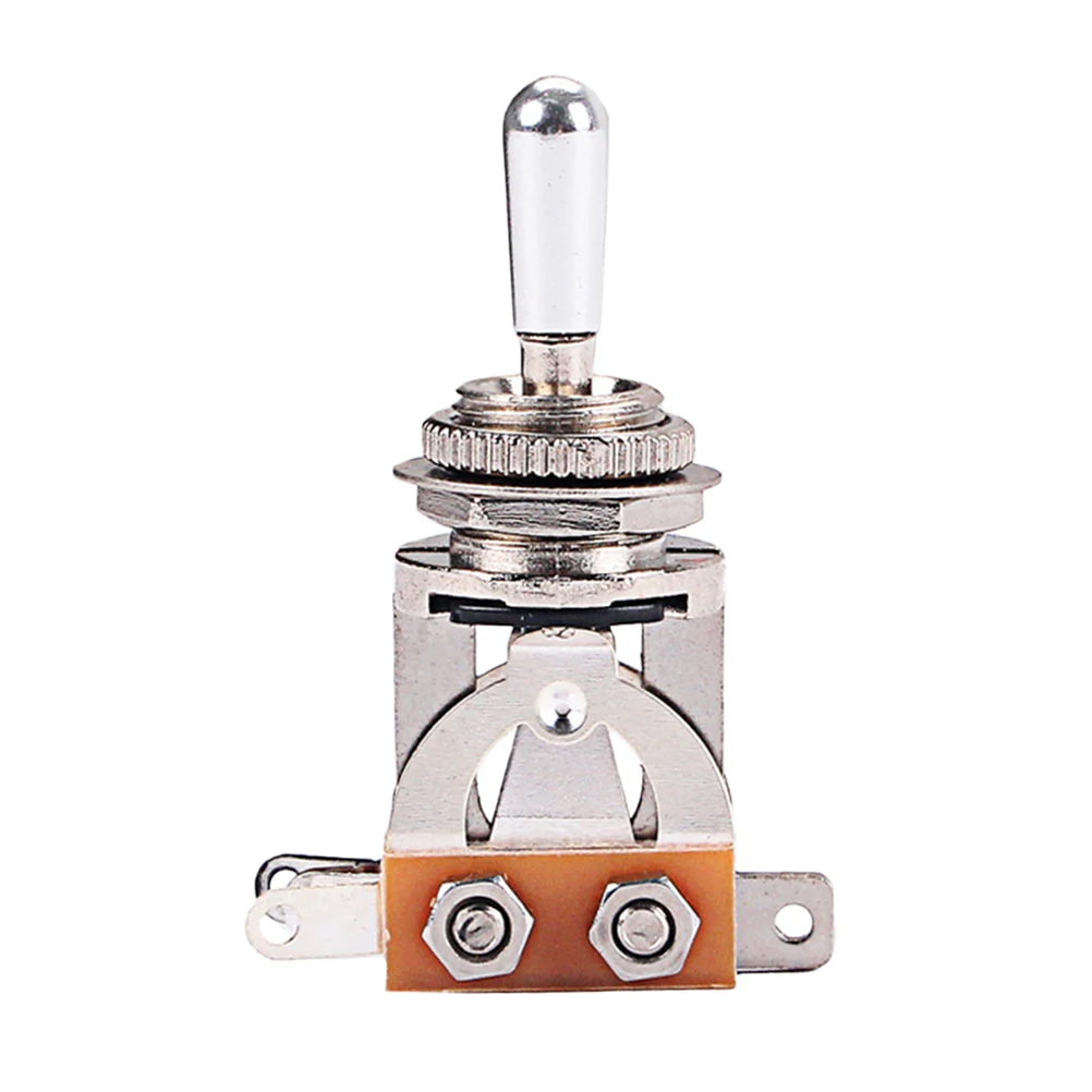 GN118 3 Way Toggle Switch Pickup Selector with Silver Tip for LP Electric Guitar | Спорт и развлечения