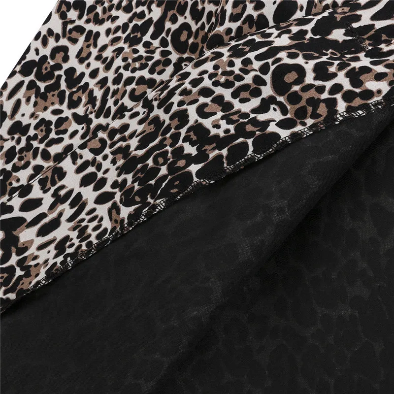 2019 Повседневная Женская мода Тонкий Леопардовый принт костюм куртка пальто