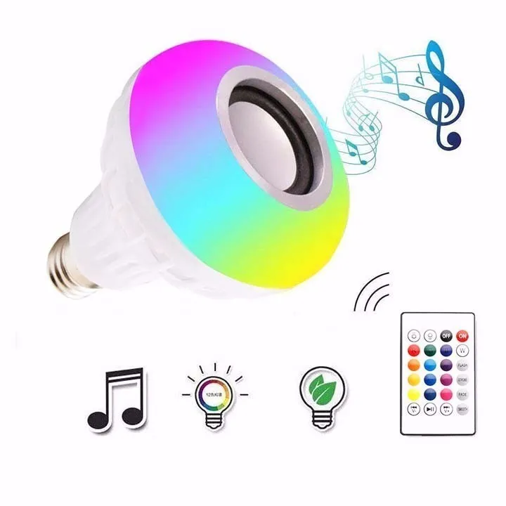 E27 Bluetooth Музыка лампа Smart RGB RGBW Беспроводной Динамик лампы 220 V 12 W Светодиодный свет