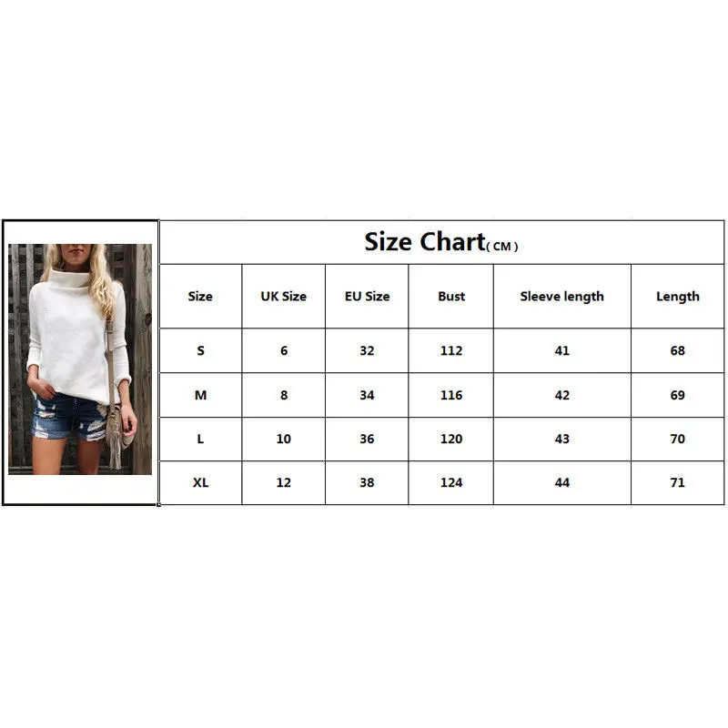 Fashion Casual Loose Solid Women Knit Blouse Turtleneck Jumper Pullover Long Sleeve Autumn Winter Warm Sweater Clothes | Женская одежда