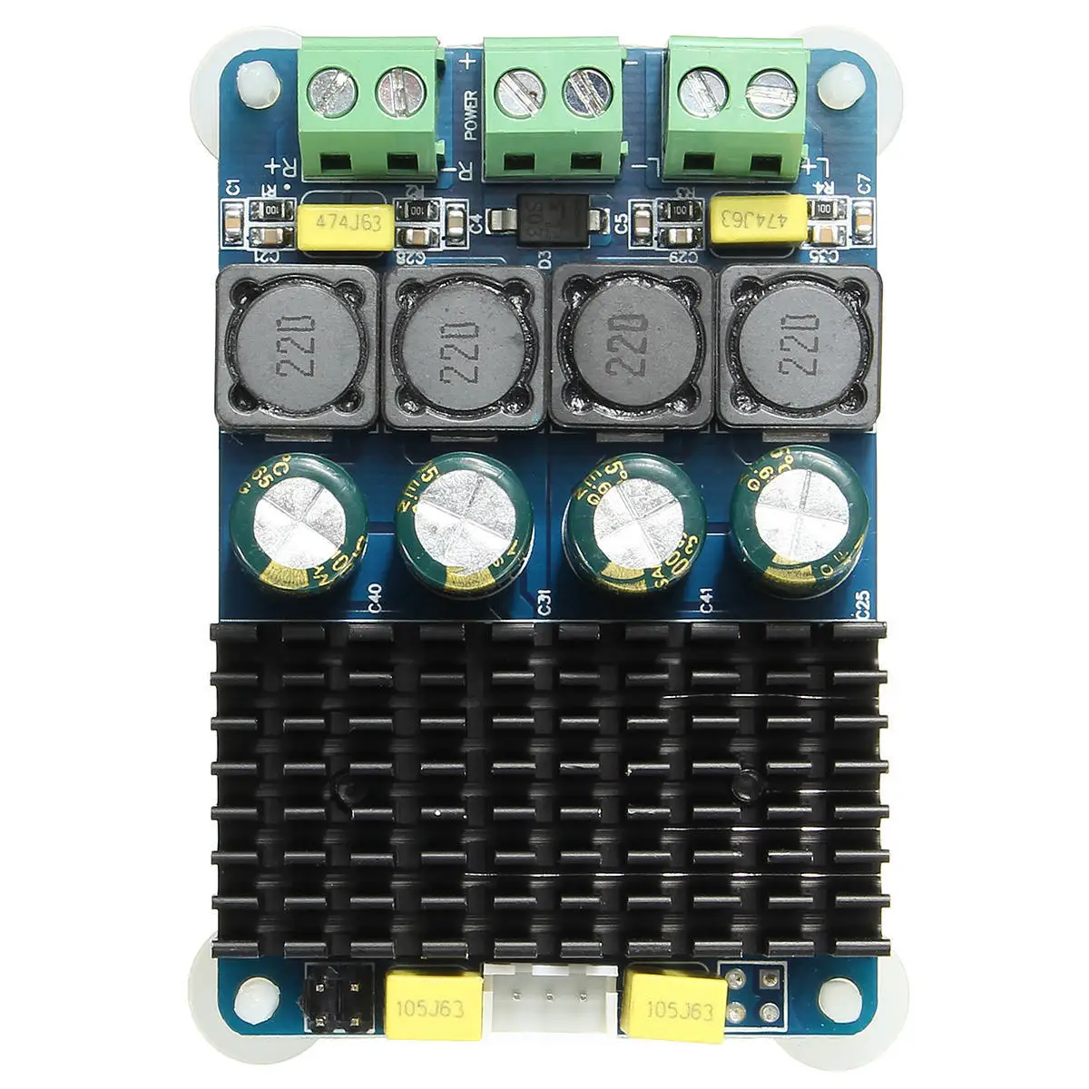 TDA7498 2 канала 2X100 Вт Цифровой стерео усилитель мощности плата модуль DC 8 32