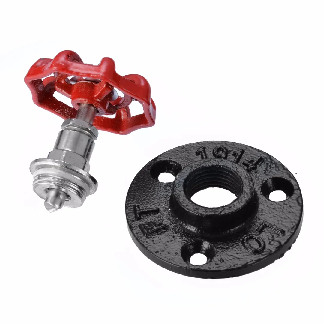 1 шт. DIY Круглый чугунный ручной клапан для колес фитинги труб сантехника дверной