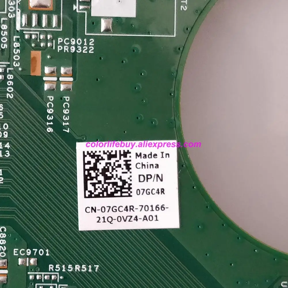 Натуральная CN 07GC4R 7GC4R PGA989 DDR3 ноутбук материнская плата для ноутбука Dell Inspiron N5110