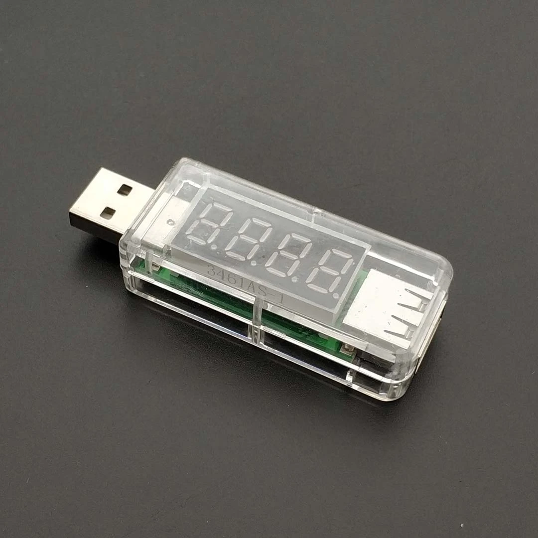 Вольтметр Smart Electronics цифровой USB Мобильный измеритель напряжения зарядка тока