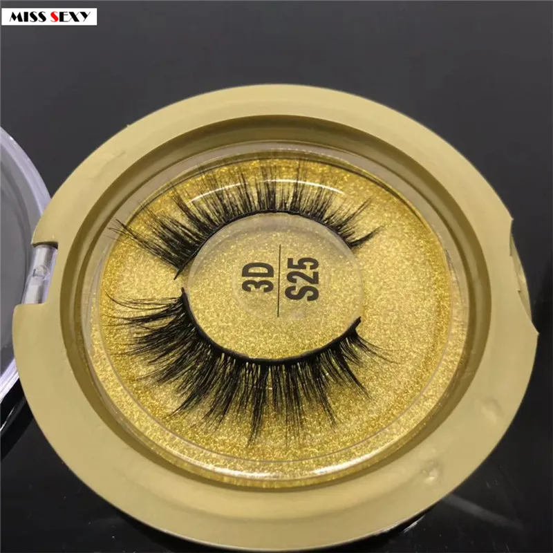 Misssexy lash натуральные 3D норковые накладные ресницы толстые Искусственные ручной