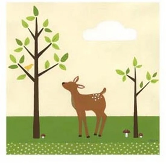 Woodland Friends II постер печать по June Erica Vess (13x19)|Таблички и знаки| |