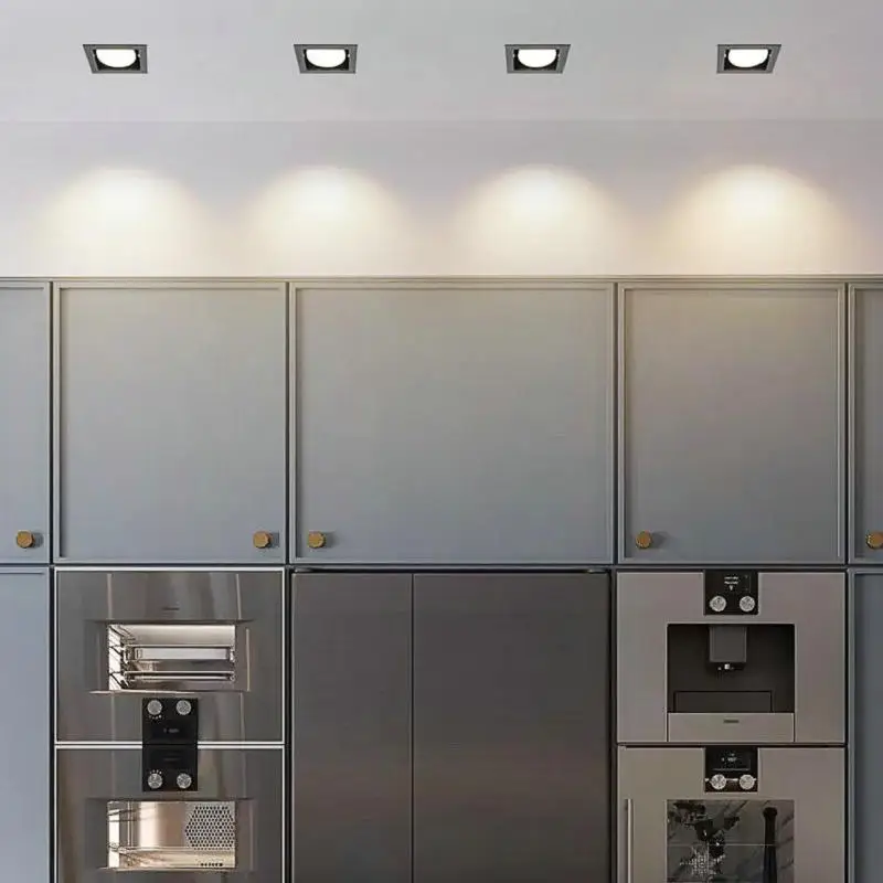 

New Style square Dimmable Recessed LED Downlight COB 14W LED Spot Light LED Ceiling Lamps AC110V 220V Free shipping