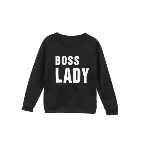 Pudcoco Family Matching Clothes Autumn Winter Sweatshirt Mother And Son Velvet Letter Long Sleeve Outwear Tops |