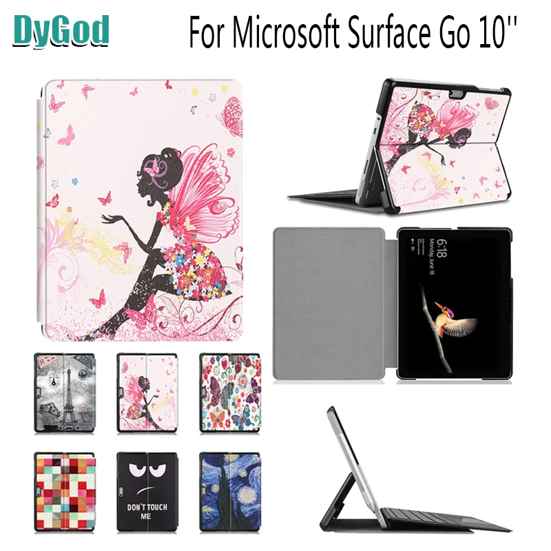 Новинка 10 дюймов для Microsoft Surface Go умный кожаный чехол планшета магнитный с