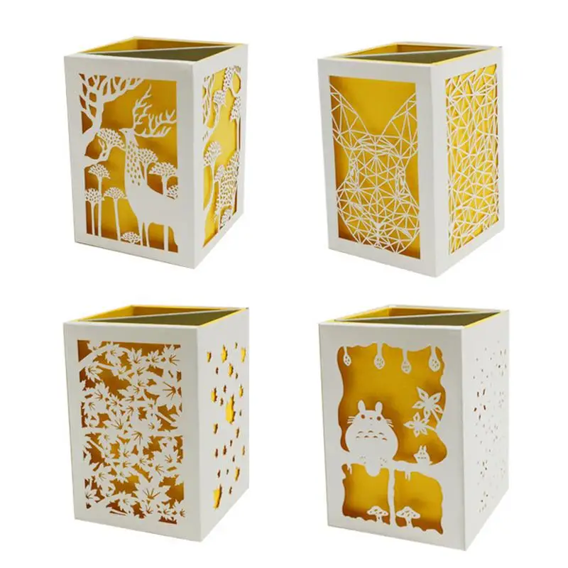 Многофункциональный настольный органайзер для карандашей и кистей