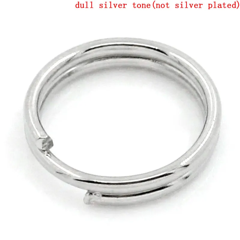 

Lovely Split Rings Findings Silver Color 7mm Dia,1000PCs (B24666)