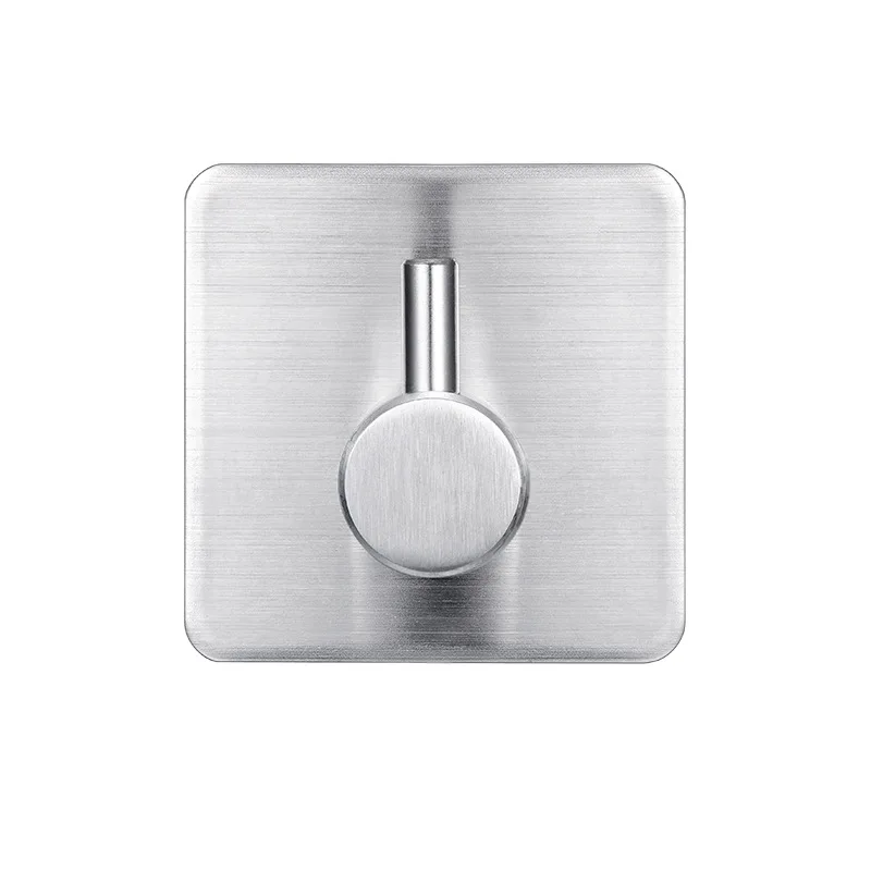 2 шт./лот клеящиеся Крючки из нержавеющей стали настенные двери одежда пальто