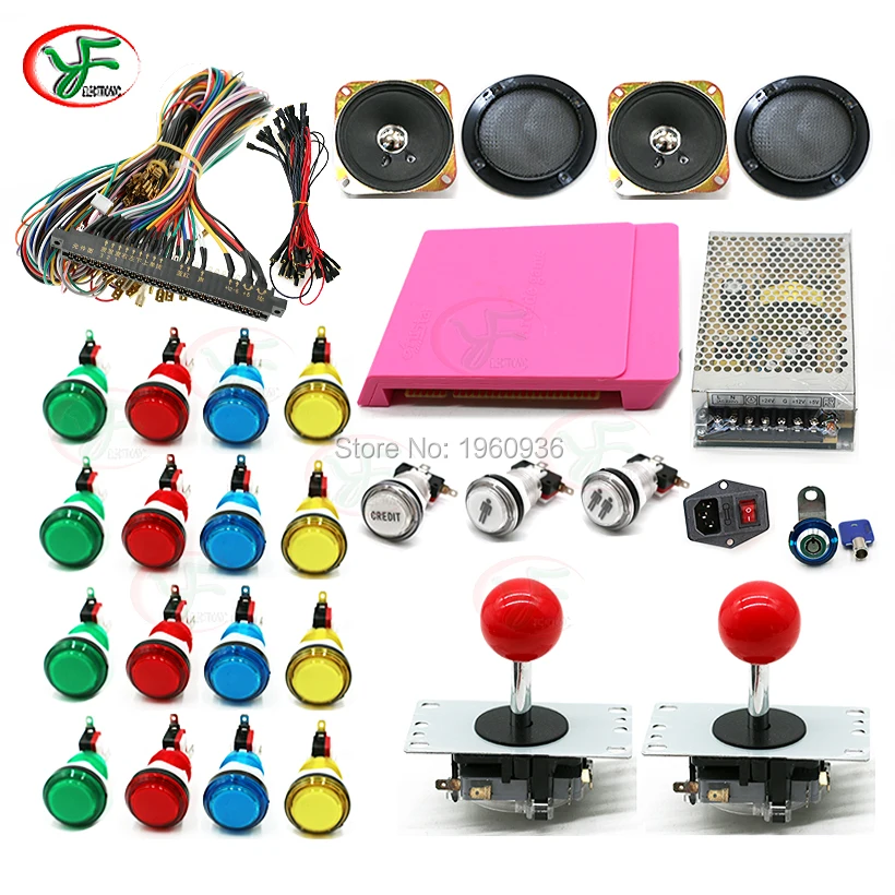 Pandora DIY аркадный шкаф набор картриджей Jamma мультиигровой 1299 /2600/ 3188 /2323 в игровой