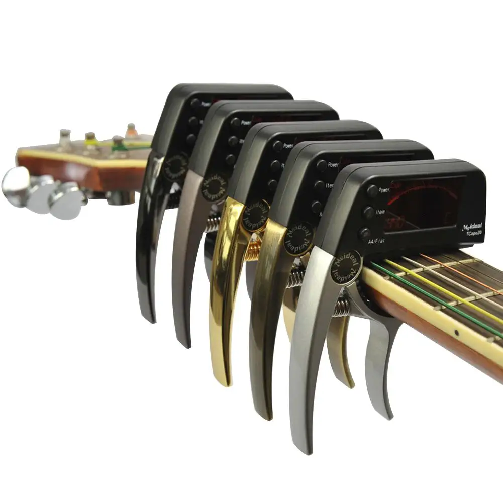 Meideal 2 в 1 приспособление для быстрой смены каподастра ключ Guitarra Capos тюнер