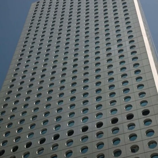 Low angle view of a building Jardine House Central District Hong Kong Island Print by Panoramic Images | Дом и сад