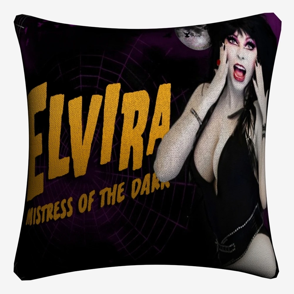 Elvira Mistress Of The Dark декоративная льняная Наволочка на подушку подушка чехол для