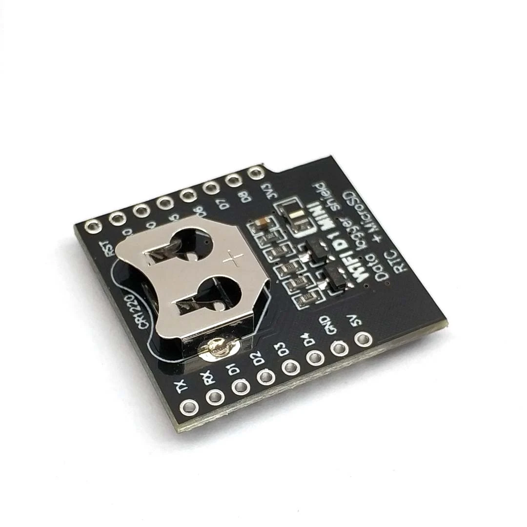 Щит регистратора данных в реальном времени для Micro SD WeMos WIFI D1 Mini Board + RTC DS1307 Clock Arduino