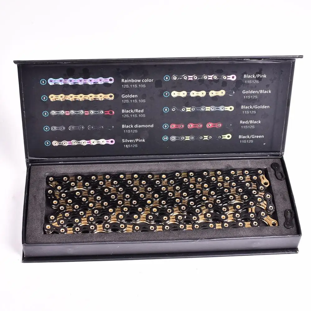 248g SUMC SX12SL велосипедная цепь 126L 12 для скоростного велосипеда с MissingLink