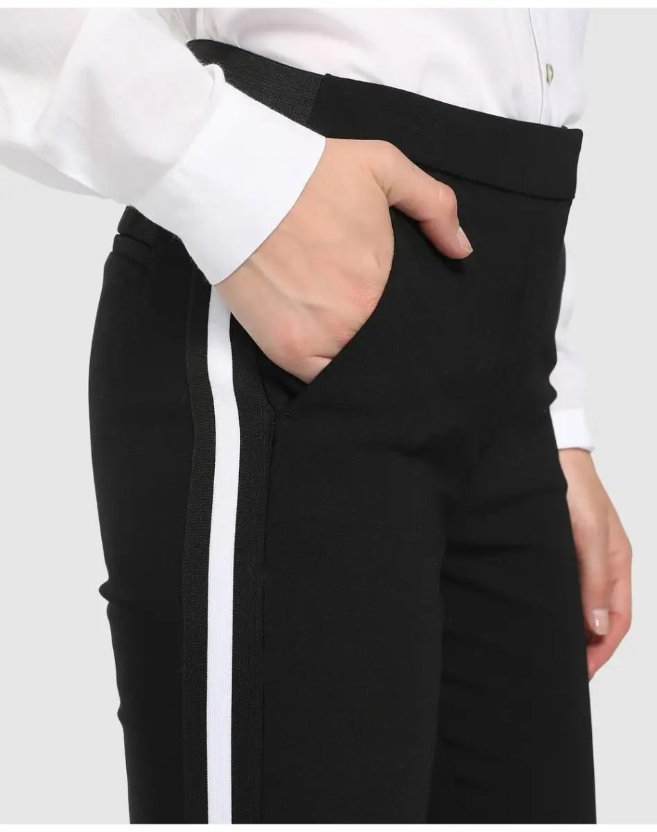 Женские брюки-Чино легкая одежда черного цвета | Женская