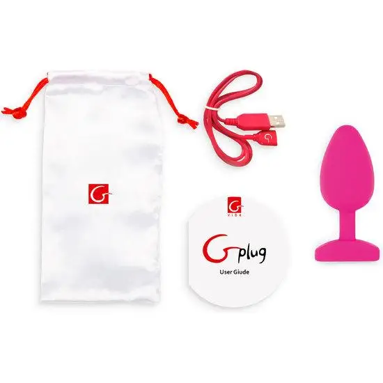 Gplug Bioskin с вибрацией розовый мастурбатор Parejas материал антибактериальный ENVIO
