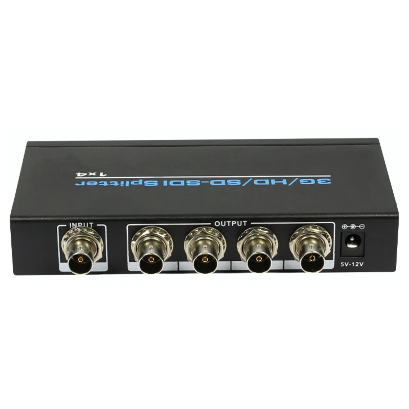SDI один-четыре. Разветвитель один в и четыре выхода SD/HD/3g 1x4 разветвитель EU Plug |