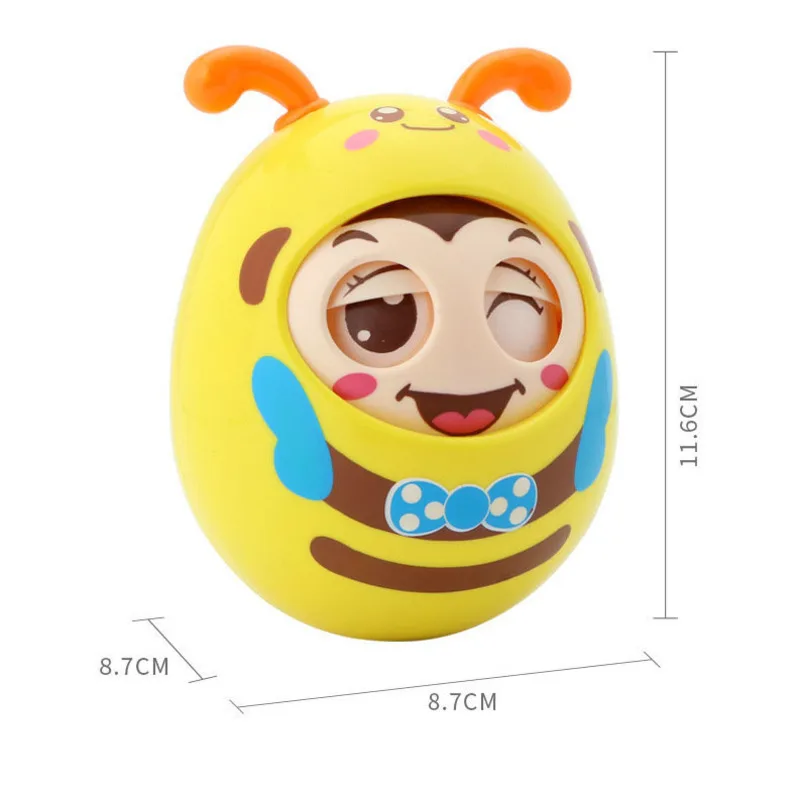 Детская игрушка кивающая кукла для малышей новорожденных пчела ChimeToys со звуком