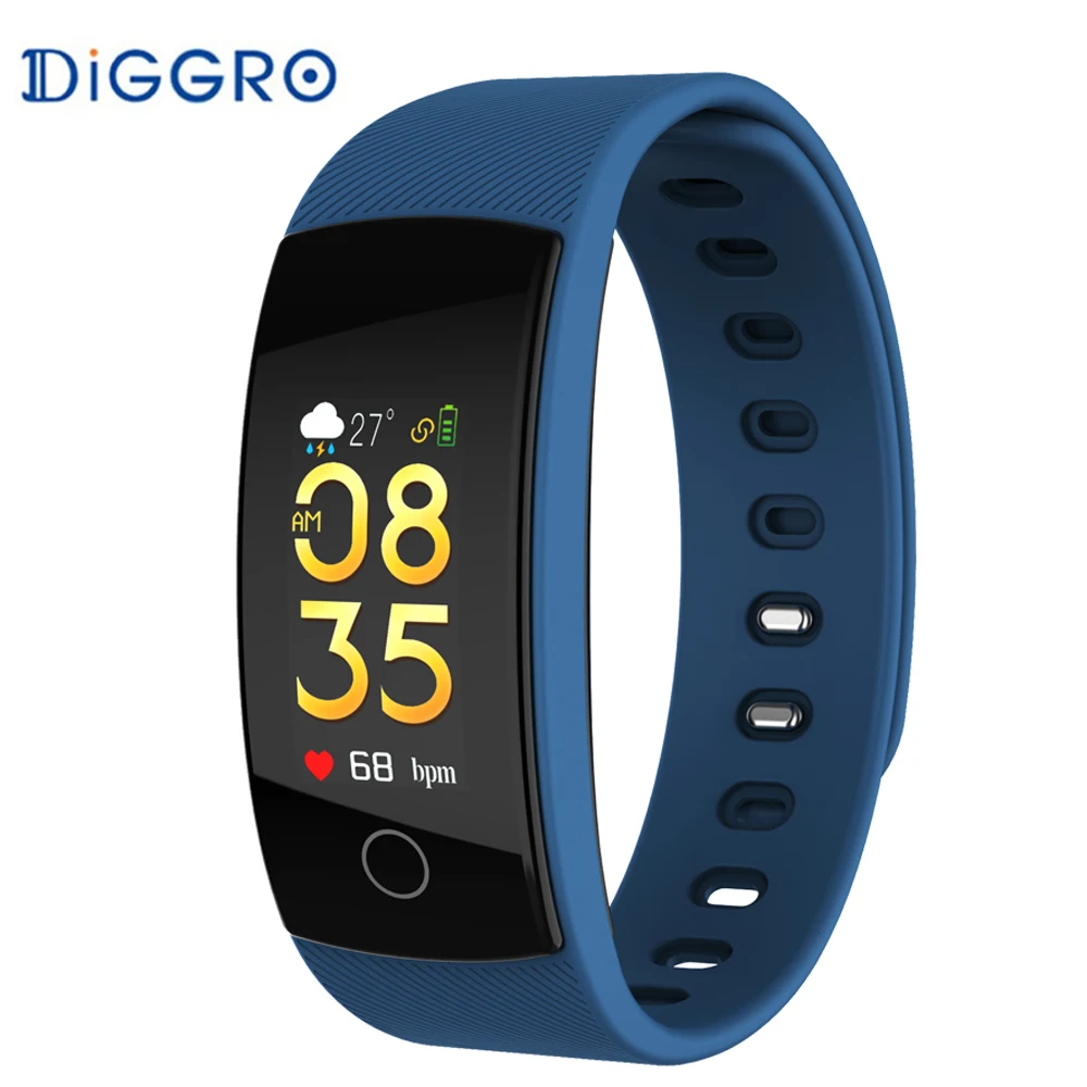 Смарт браслет Diggro QS80 PLUS мониторинг сна пульсометр фитнес трекер