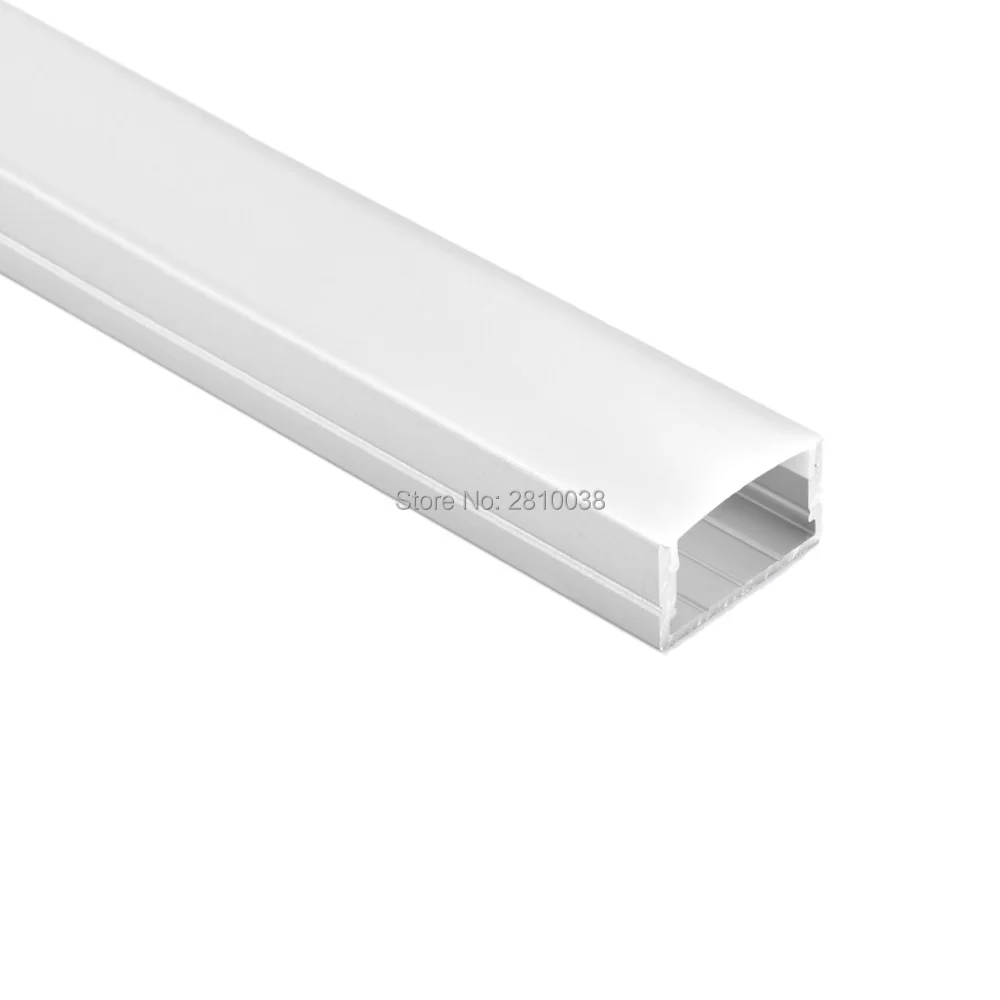 

100 X 1M Sets/Lot Surface mounted aluminum led light profile U style led aluminium housing extrusion for recessed wall lamp