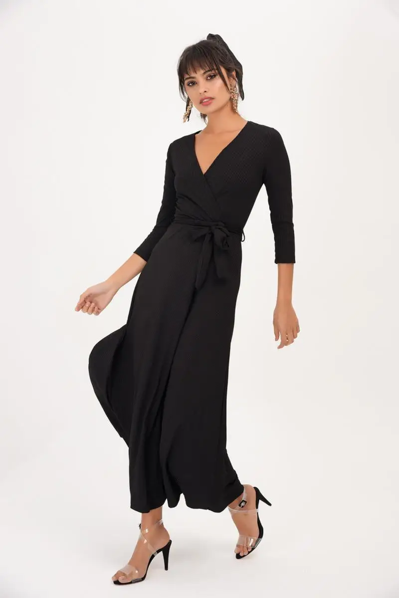 Cool & Sexy Women 'S Black Double Breasted Camisole Dress SB22 Женская одежда