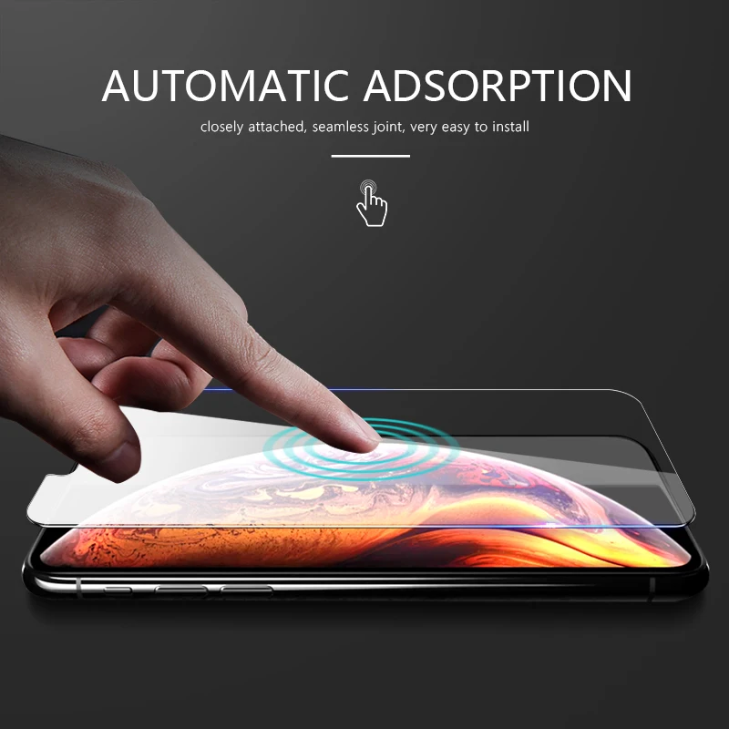 2.5D Закаленное стекло для Iphone XsMax стеклянная пленка XS MAX XR X 10 Защитное экрана