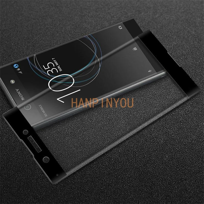 Для Sony Xperia XA1 Plus G3421 5 "твердость 9H 3D полное покрытие тонкое закаленное изогнутое