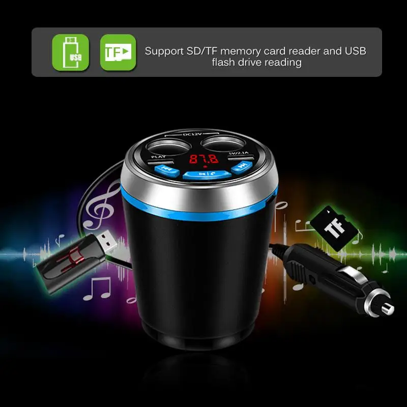 Автомобильный музыкальный mp3 плеер Onever 3 в 1 Bluetooth FM передатчик автомобильный