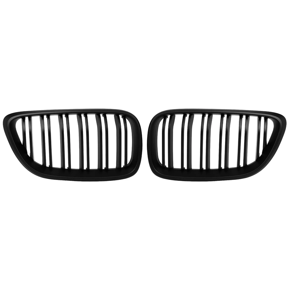 1 пара матовый черный стиль передний бампер Гриль решетка для BMW 2 серии F22 F23 F87 M2