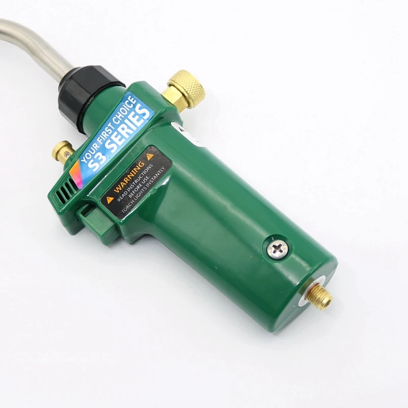 

Metal Braze Welding Torch Mapp Propane Gas Torch Self Ignition W Trigger Style Cga600 Heating Solder Burner Green