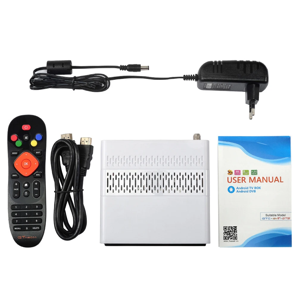 FULL-CCCAM IPTV GTMEDIA GTS спутниковый ресивер Android6.0 ТВ-бокс + DVB-S/S2 Смарт ТВ-приставка
